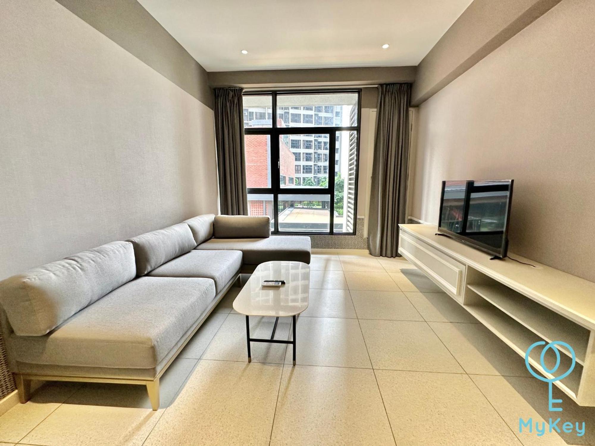 Апартаменты Millerz Square By Mykey Куала-Лумпур Экстерьер фото A living room in a serviced apartment in Ho Chi Minh City, Vietnam