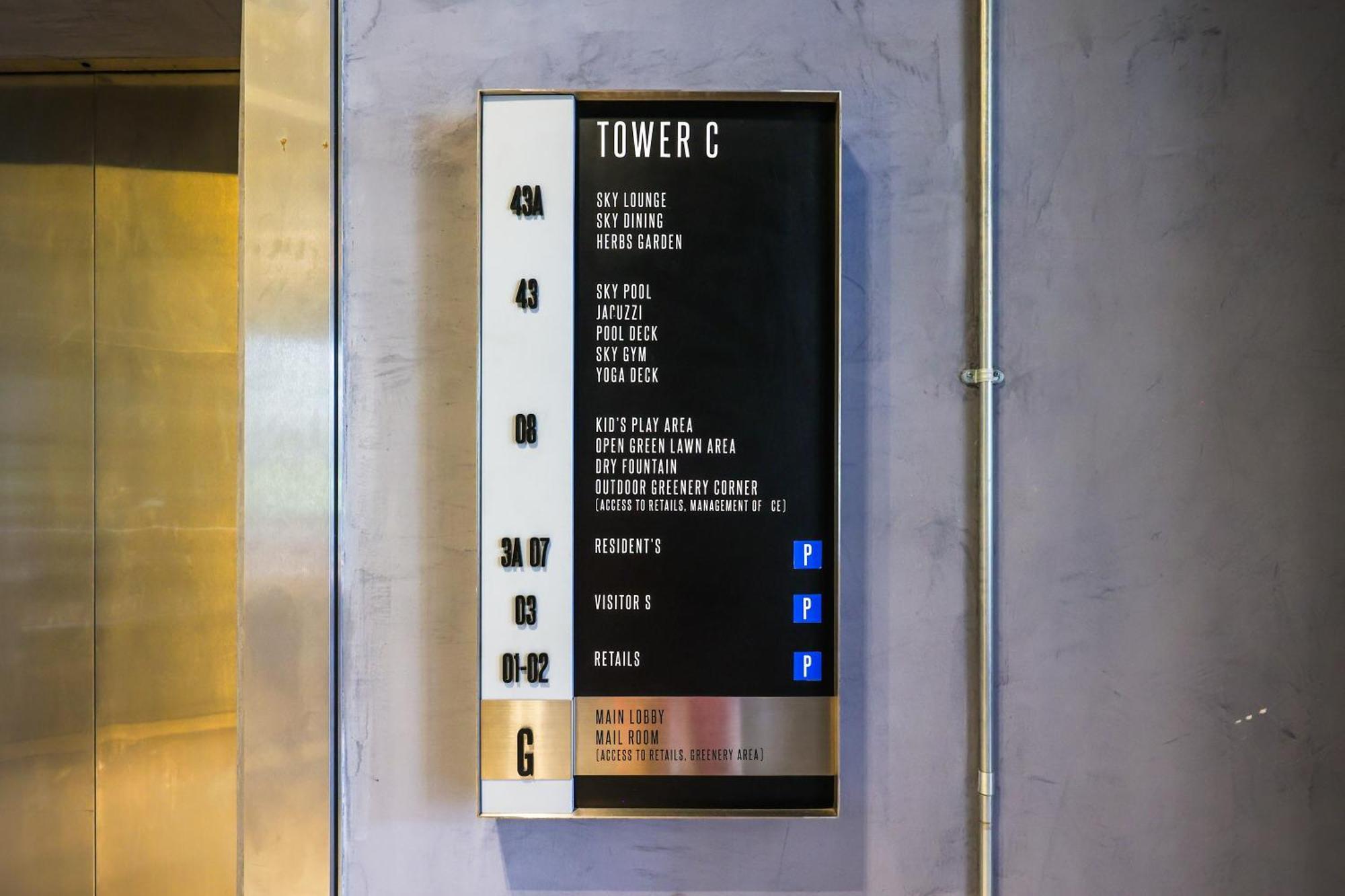 Апартаменты Millerz Square By Mykey Куала-Лумпур Экстерьер фото Elevator directory